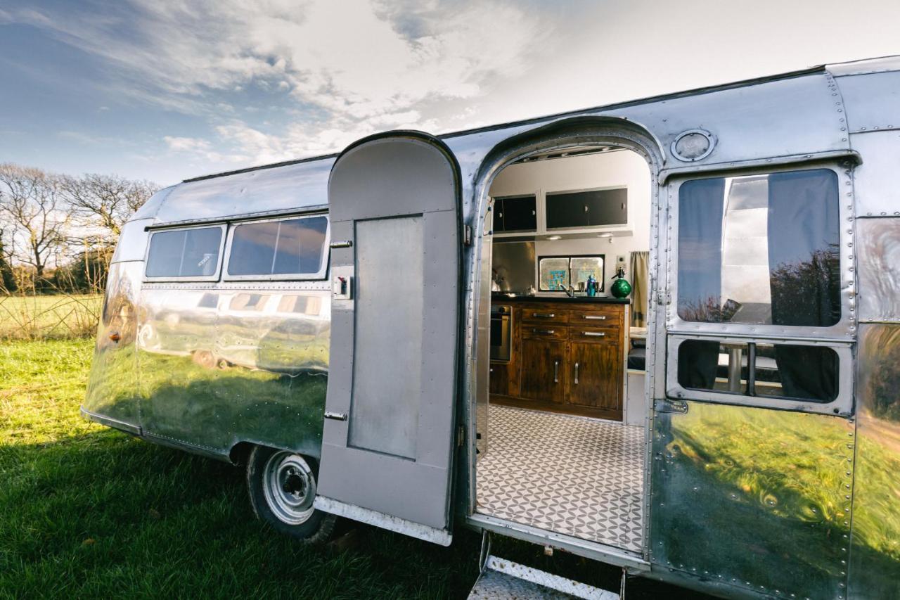 Silver Airstream Glamping & Rental Chichester Exterior photo